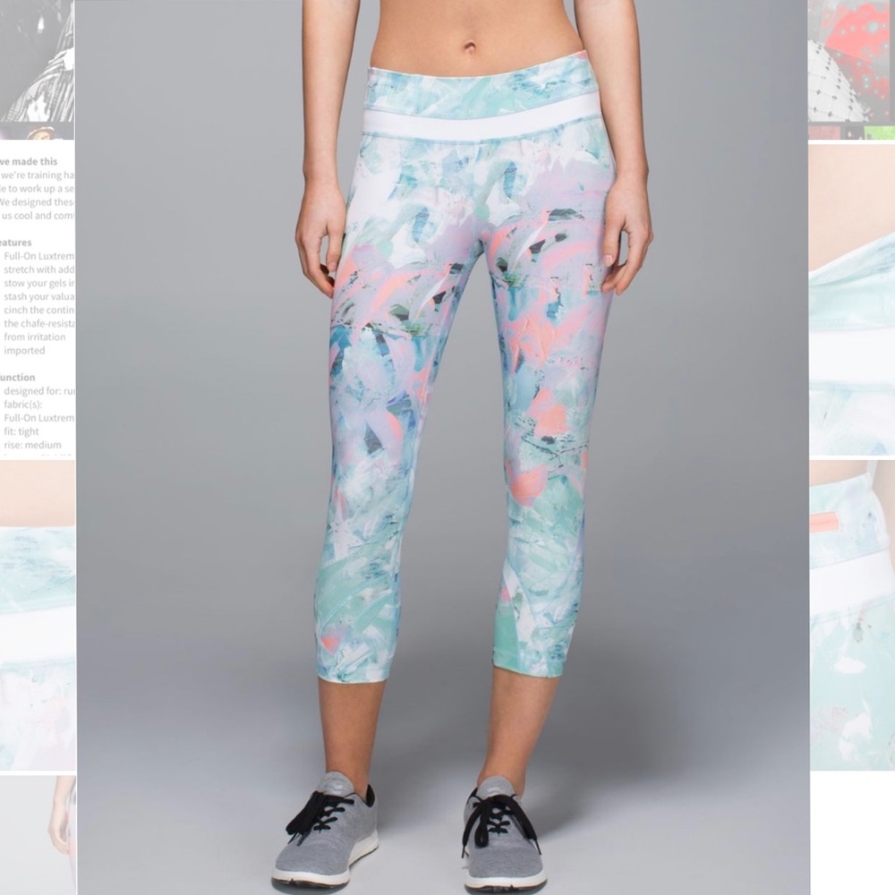 🍋 Lululemon Brushed Illusion Inspire Crop